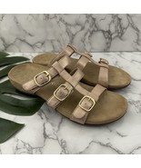 Vionic Womens Misa Sandals Size 10 Rose Pink Strap Gold Buckle Comfort Flat - $47.37 CAD