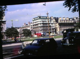 1985 Street Scene Double Decker Bus London Kodachrome Generic Mount Slide - £2.75 GBP
