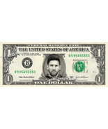 LIONEL MESSI on a REAL Dollar Bill Money Cash Collectible Memorabilia Ce... - £7.09 GBP