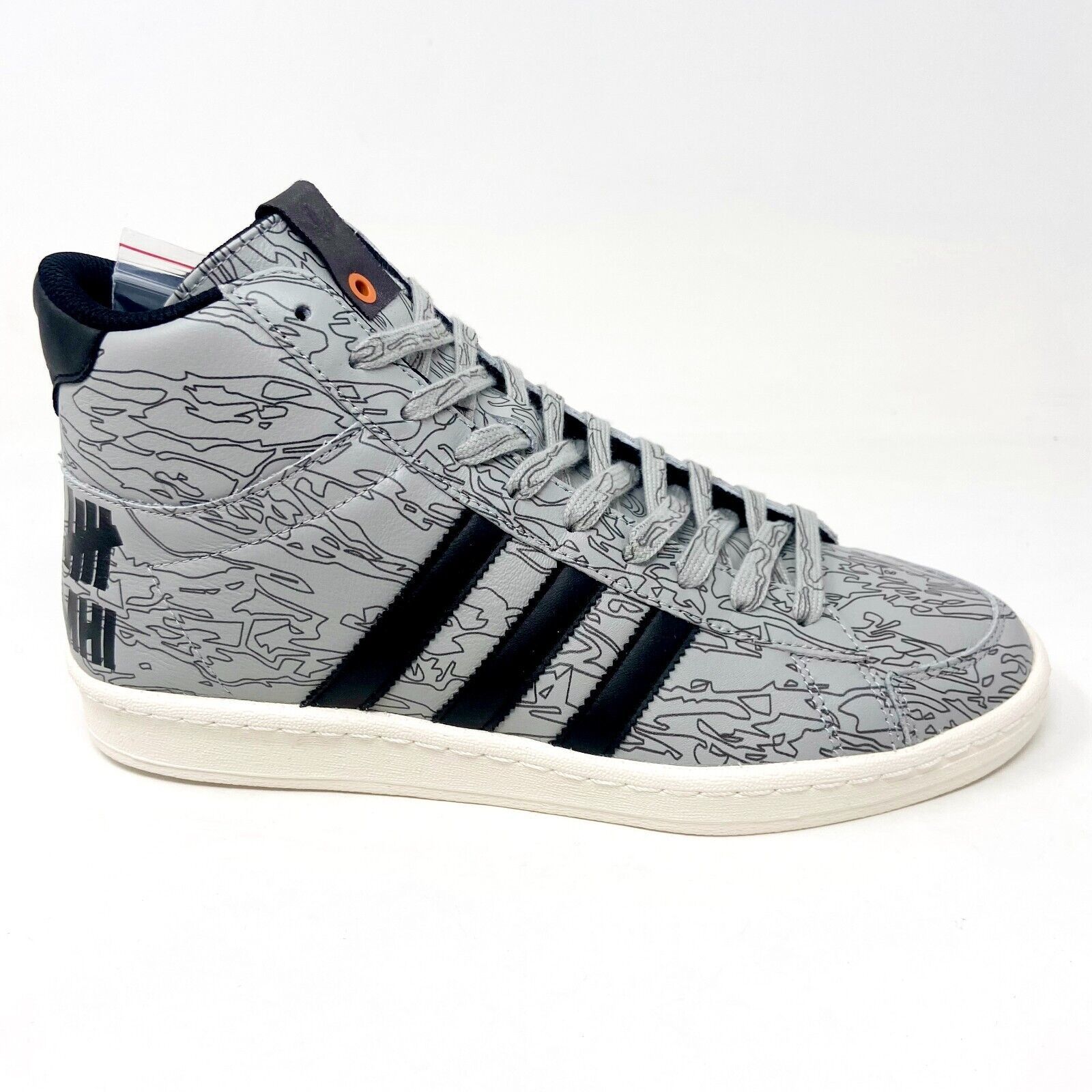 Adidas Undefeated x Maharashi x Jabbar Mid Gray Black Mens Sneakers B33982