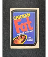 Topps Wacky Packages 2nd Series 1973 Chicken Fat Laundry Detergent  - $27.12 CAD