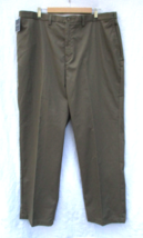 Haggar Wrinkle Free Comfort Waist Flat Front Pants 41-42 x 30 NEW Vintage 1999 - £18.61 GBP