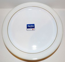 Nwt Set Of 4 Denby England Stoneware Natural Canvas 10 5/8&quot; Dinner Plates - £45.25 GBP