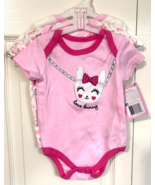 Duck Duck Goose Set of 3 Girls One Piece 6 - 9 Mo Snuggle Bunny Jumpers - $16.24 CAD