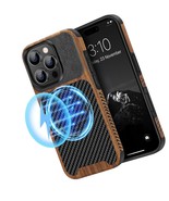 TENDLIN Magnetic Case Compatible with iPhone 16 Pro Max Phone Case Wood ... - $69.20