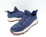 Timberland Brooklyn Oxford Navy Sneakers Men&#39;s Size 8.5 Leather Nubuck Blue - $35.99
