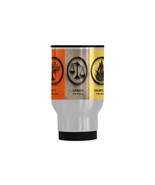Divergent Faction Travel Mug (Silver, 14OZ) Made in USA - $25.87 CAD