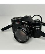 Konica Autoreflex T Film Camera w/ Hexanon AR 52mm F/1.8  Untested Japan - $58.10 CAD