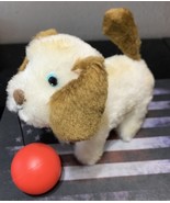 Vintage  Wind Up Dog with Red Ball Tail Spins - $33.94 CAD