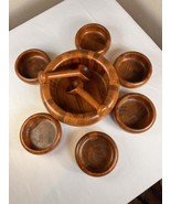 Vintage Digsmed Teak Denmark Salad Or Fruit Bowls Lot Of 7 - $306.91 CAD