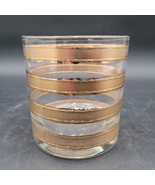 Vintage MCM Culver 22k Gold Ring Old Fashioned LowBall Glass Multiple Av... - $276.85 MXN