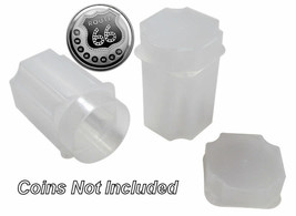 Medallion (Silver Round) Square Coin Tubes by Guardhouse, 39mm, 100 pack - £72.28 GBP