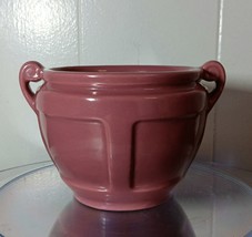 Roseville Pottery Matt Jardiniere 548-4 Late 1920s With Sticker  - $77.00