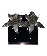 Vintage 925 Sterling Silver Taxco Mexico Iris Orchid Flower Screw Back E... - $62.71 CAD
