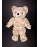 Vintage Articulated Jointed Firm Teddy Bear Tan Blond Stuffed Bear Plush... - $27.00