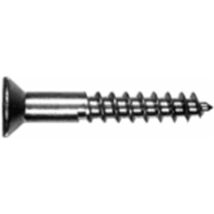 HILLMAN FASTENER 385660 Flt BRS Wood Screw, 6X1 - $26.95