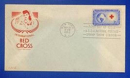 ZAYIX -  United States FDC 1016 Farnam - International Red Cross - ASDA Show - £1.49 GBP