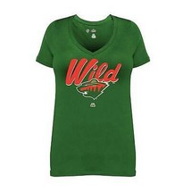 Womens NHL Minnesota Wild Hockey T-Shirt, Size 1X - £10.07 GBP