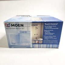 MOEN Touch Control Tub Shower Faucet Chrome Finish 82419 New in Box - £39.52 GBP