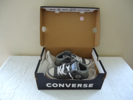 &quot; NIB &quot; Converse Juniors Size 11 Gray Chuck Taylor All Stars Gym Shoes &quot;... - £37.89 GBP