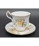 PARAGON FINE BONE CHINA PEACE ROSE PATTERN FOOTED CUP &amp; SAUCER EXCELLENT - $15.99