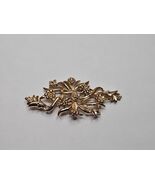 Floral Bouquet Pin/Brooch, Gold Tone Jewelry, Vintage - €11,07 EUR