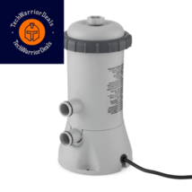 INTEX C530 Krystal Clear Cartridge Filter Pump for 530 Gallons Per Hour, Gray  - £67.47 GBP