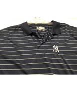 New York Yankees Polo Shirt Mens X-Large MLB Genuine Merchandise Blue St... - £10.87 GBP