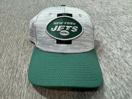 New York Jets Hat Cap Stretch Fit XS/Small Gray Green New Era Football M... - $14.84