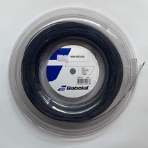 Babolat RPM Rough 1.25mm 660ft 200m 17 Gauge Tennis String Reel Black NW... - $254.90