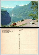 NORWAY Postcard -Geirangerfjord View from The Eagle&#39;s Bend towards The Pulpit DN - £2.33 GBP