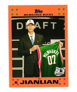 2007-08 Topps #6 Yi Jianlian Milwaukee Bucks - $5.00