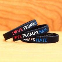Love Trumps Hate Wristband Bracelet Set - Believe in love and kindness - $1.48+