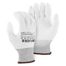 Majestic 37-3435 White Cut-Less Diamond Seamless Knit Glove PU Palm Large - £13.94 GBP