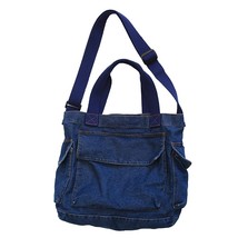 Denim shoulder Bag for Women Casual Jean Faric 2022 Casual Tote Bag Lady Fashion - £25.48 GBP