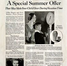 1929 Ovaltine Chocolate Malted Mix Shaker Advertisement 12 x 9&quot; Print Ep... - £15.98 GBP