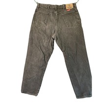 Wrangler Mens Size 36x30 Black Denim Jeans Vintage y2k Tapered - $376.73 MXN