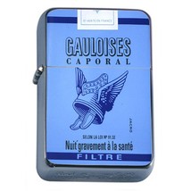 Vintage French Classic Caporal Cigarette Oil Lighter - $14.80