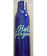 ROOM ESSENTIALS STAINLESS WATER BOTTLE HELLO GORGEOUS BLUE /GREEN 20 OZ.... - £6.62 GBP