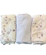 Aden + Anais Once Upon a Time Bugs Baby Muslin Swaddle Blankets Set Of 3 - $48.00