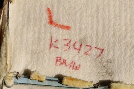 2004-2007 BMW E60 530i FRONT LH DRIVER SIDE UPPER SEAT COVER LEATHER K3427 image 10