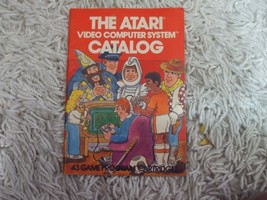 Vintage Atari Video Computer System 43 Game Program Red Small Catalog - ... - £8.51 GBP