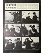 Hitler Germany WWII Axis Newsreels US ARMY War Workers -1943 Vintage Pri... - $32.95 CAD
