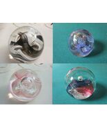 Glass Paperweight Caithness-Scotland  Mooncrystal, Black, Blue,Titania p... - $104.52 CAD