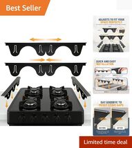 Versatile Stainless Steel Stove Gap Covers for Effortless Kitchen Cleanl... - $47.47