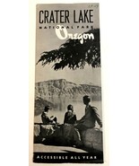 1949 National Park Service Map Crater Lake National Park Oregon OR - $14.80