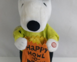 Halloween Snoopy Frankenbeagle and Woodstock Sound and Motion Peanuts Ha... - $14.54
