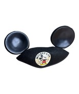 Mickey &amp; Co. Mickey Ears Black Hat Walt Disney Vintage Cap Black Plastic - $221.14 MXN