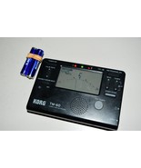 KORG TM-60-BK Combo Tuner Metronome Black with batteries w1a - $29.85 CAD