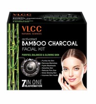 VLCC Activated Bamboo Charcoal Facial Kit Pack Of 2, 60 gm - £24.41 GBP